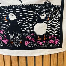 Load image into Gallery viewer, Mella Tea Towel - Puffins
