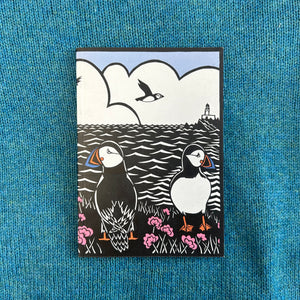 Mella Notebook - Puffins