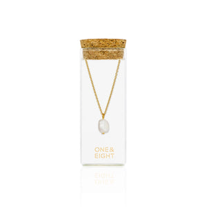 One & Eight Pearl Gold Necklace