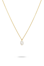 Load image into Gallery viewer, One &amp; Eight Pearl Gold Necklace
