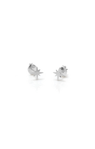 One & Eight Silver Stella Studs