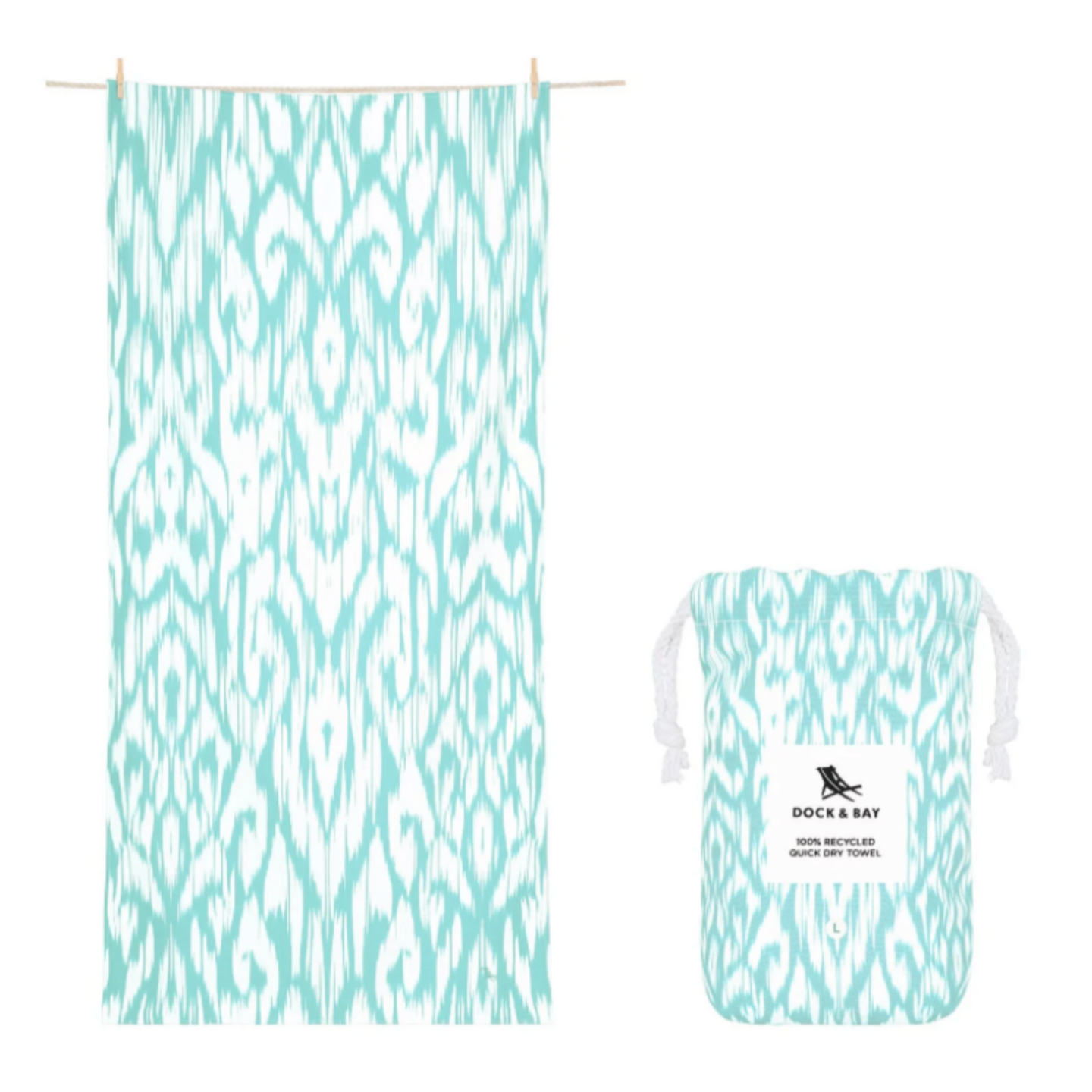 Dock & Bay Sea Foam Towel - Large