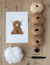 Load image into Gallery viewer, TOFT Morag the Highland Coo Crochet Kit
