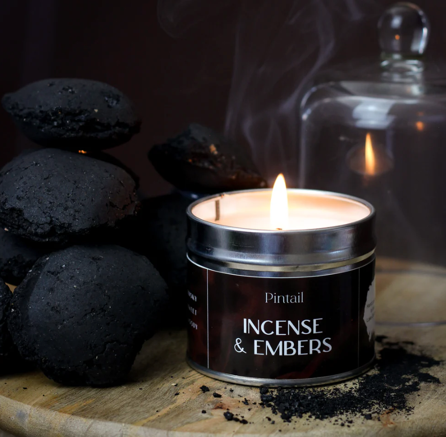 Pintail Incense & Embers Tin Candle