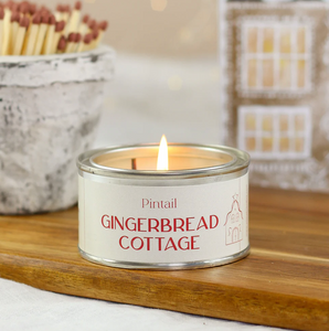 Pintail Gingerbread Cottage Paint Pot Candle