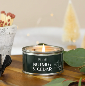 Pintail Nutmeg & Cedar Paint Pot Candle