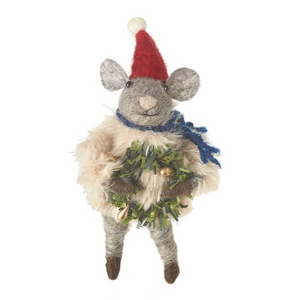 Mouse with Wreath