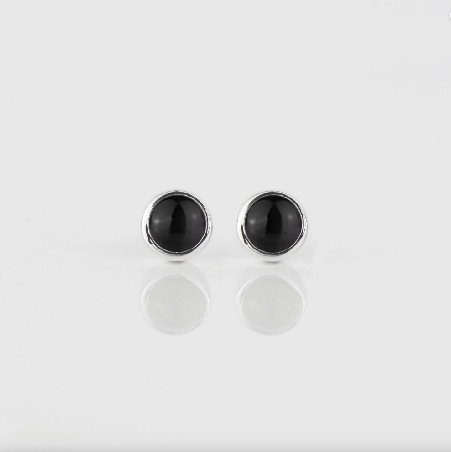 Alison Moore Black Onyx Gemstone Studs