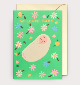 Lagom Welcome Baby Card