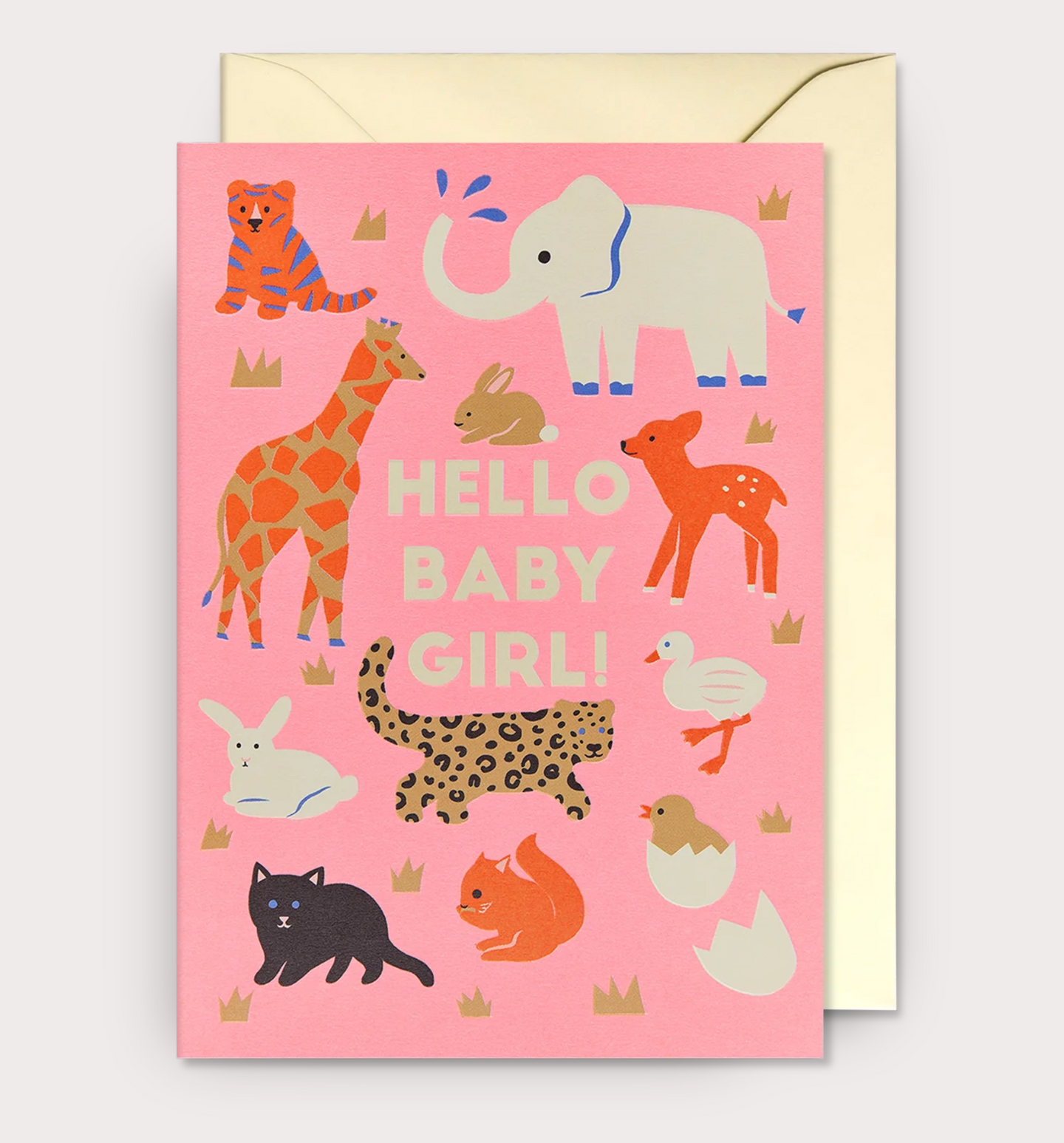 Lagom Hello Baby Girl Card