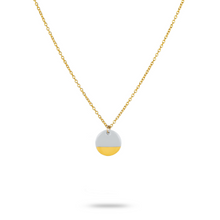 Load image into Gallery viewer, One &amp; Eight Porcelain Dove Gold Necklace
