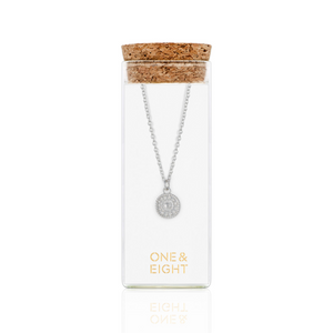 One & Eight Silver Coin Necklace