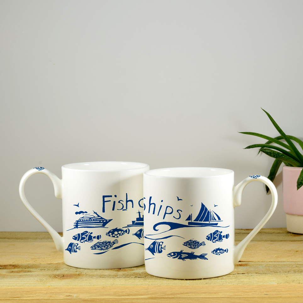 Custom Fishing Cup -  UK
